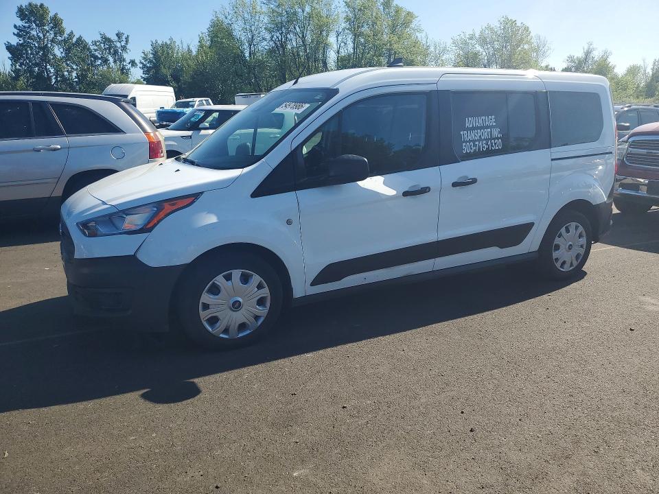 2020 Ford Transit connect VIN NM0GE9E20L1477036 COPART salvage auction — REAR END, Or - Salvage Title Certificate, sold $7,400 on 2026-07-13 (photo 1)