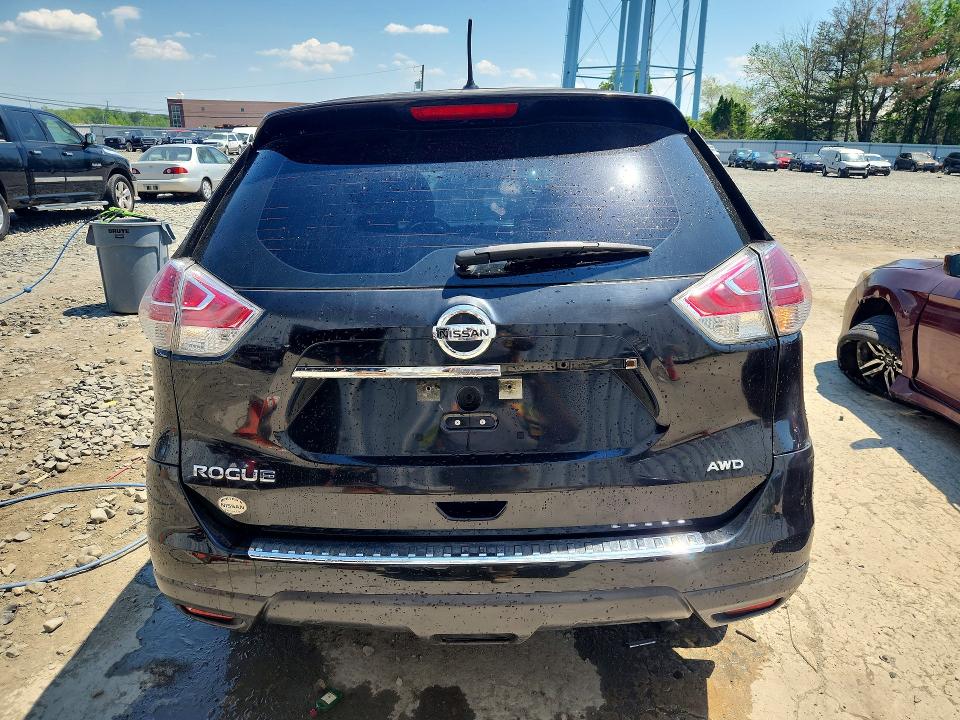 2016 Nissan Rogue VIN KNMAT2MVXGP666538 COPART salvage auction — FRONT END, Nj - Cert Of Title-Salvage, sold $800 on 2026-07-27 (photo 6)