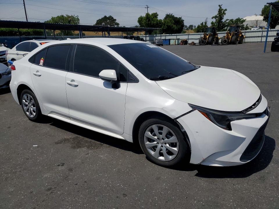 2020 Toyota VIN 5YFEPRAE7LP117617 COPART salvage auction — FRONT END, Ca - Salvage Certificate, sold $3,350 on 2026-07-07 (photo 4)