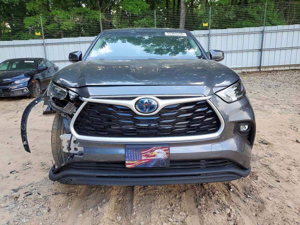 2023 Toyota Highlander VIN 5TDZARAH0PS526312 COPART salvage auction — FRONT END, Ga - Cert Of Title-Salvage, sold $15,700 on 2026-07-10 (photo 5)