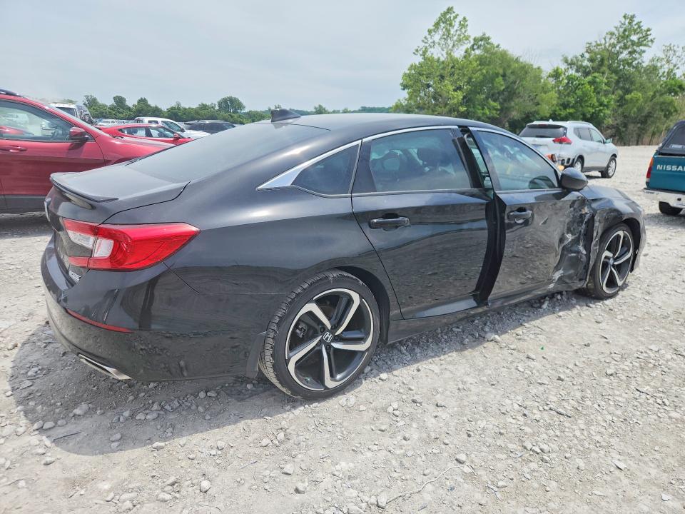 2022 Honda Accord VIN 1HGCV1F46NA054856 COPART salvage auction — SIDE, Il - Salvage Certificate, sold $10,500 on 2026-07-27 (photo 3)