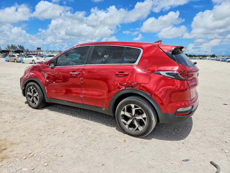 2022 Kia Sportage VIN KNDPM3ACXN7009753 COPART salvage auction — VANDALISM, Fl - Certificate Of Destruction, sold $2,450 on 2026-07-14 (photo 2)