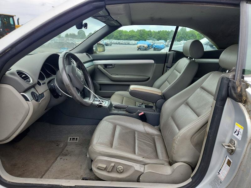 2009 Audi A4 VIN WAUDF48H89K004250 COPART salvage auction — MECHANICAL, Nj - Certificate Of Title, sold $425 on 2026-07-14 (photo 7)