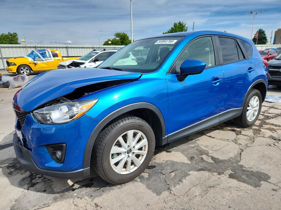 2014 Mazda Cx-5 VIN JM3KE4CY8E0310074 COPART salvage auction — FRONT END, Co - Salvage Title, sold $2,600 on 2026-07-22 (photo 1)
