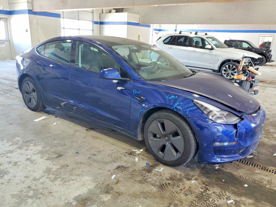 2023 Tesla Model 3 VIN 5YJ3E1EA0PF435232 COPART salvage auction — FRONT END, Va - Cert Of Title - Salvage, sold $8,600 on 2026-07-10 (photo 4)