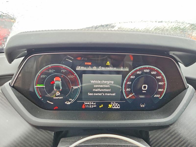 2024 Audi E-tron gt VIN WAUFJBFW6R7003274 COPART salvage auction — FRONT END, Nj - Cert Of Title-Salvage, sold $2,600 on 2026-07-24 (photo 9)