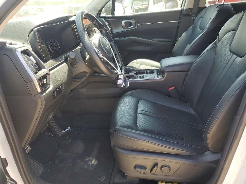 2022 Kia Sorento VIN 5XYRL4LC1NG127661 COPART salvage auction — HAIL, Ks - Cert Of Title-Salvage, sold $8,500 on 2026-07-21 (photo 7)