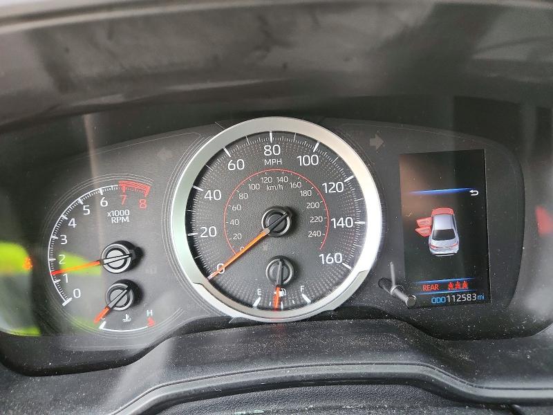 2022 Toyota Corolla VIN 5YFS4MCEXNP107646 COPART salvage auction — HAIL, MO - SALVAGE CERTIFICATE OF TITLE, sold $525 on 2026-07-27 (photo 9)