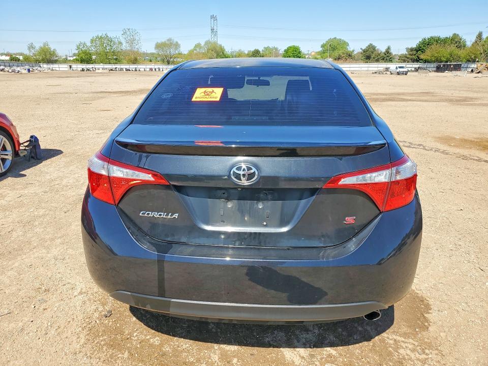 2015 Toyota Corolla VIN 5YFBURHE3FP301555 COPART salvage auction — FRONT END, Il - Salvage Certificate, sold $1,700 on 2026-07-16 (photo 6)
