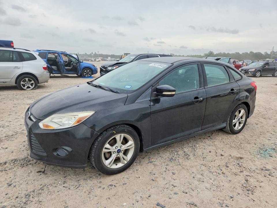 2014 Ford Focus VIN 1FADP3F25EL389088 COPART salvage auction — FRONT END, Tx - Salvage Vehicle Title, sold $850 on 2026-07-03 (photo 1)