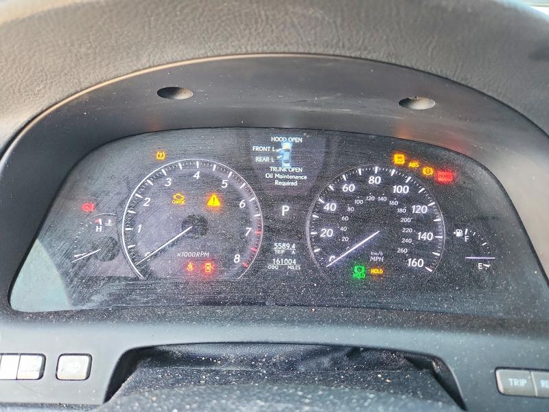 2007 Lexus Ls 460 VIN JTHGL46F675002887 COPART salvage auction — ALL OVER, TX - SALVAGE VEHICLE TITLE, sold $975 on 2026-07-31 (photo 9)