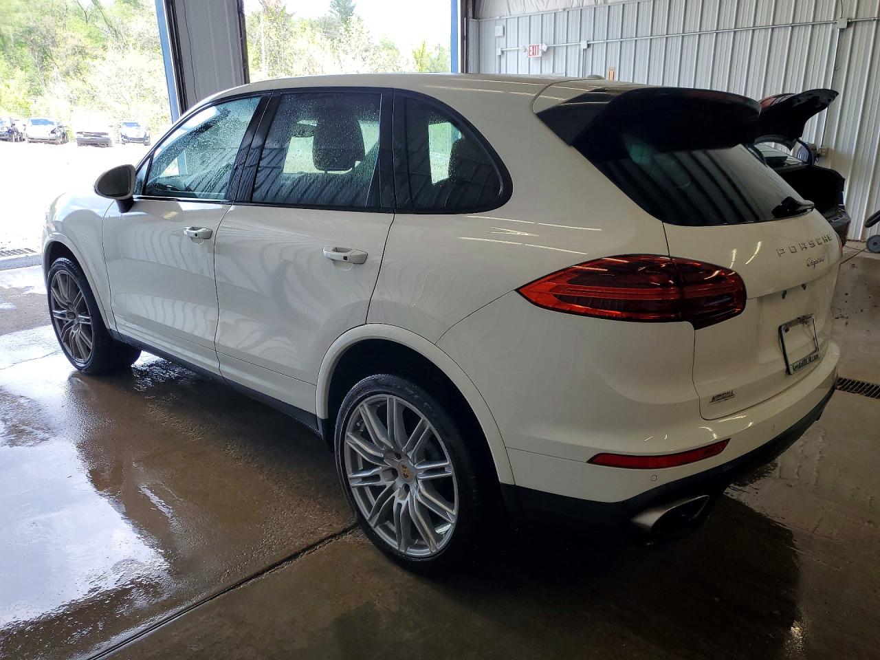 2018 Porsche Cayenne VIN WP1AA2A22JKA07176 COPART salvage auction — Side, PA - CERT OF TITLE, sold $9,100 on 2026-07-01 (photo 2)