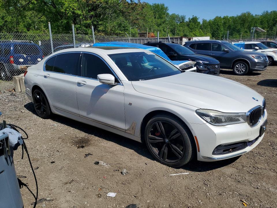 2016 BMW 7er VIN WBA7F2C51GG419358 COPART salvage auction — MECHANICAL, De - Certificate Of Title, sold $8,700 on 2026-07-28 (photo 4)