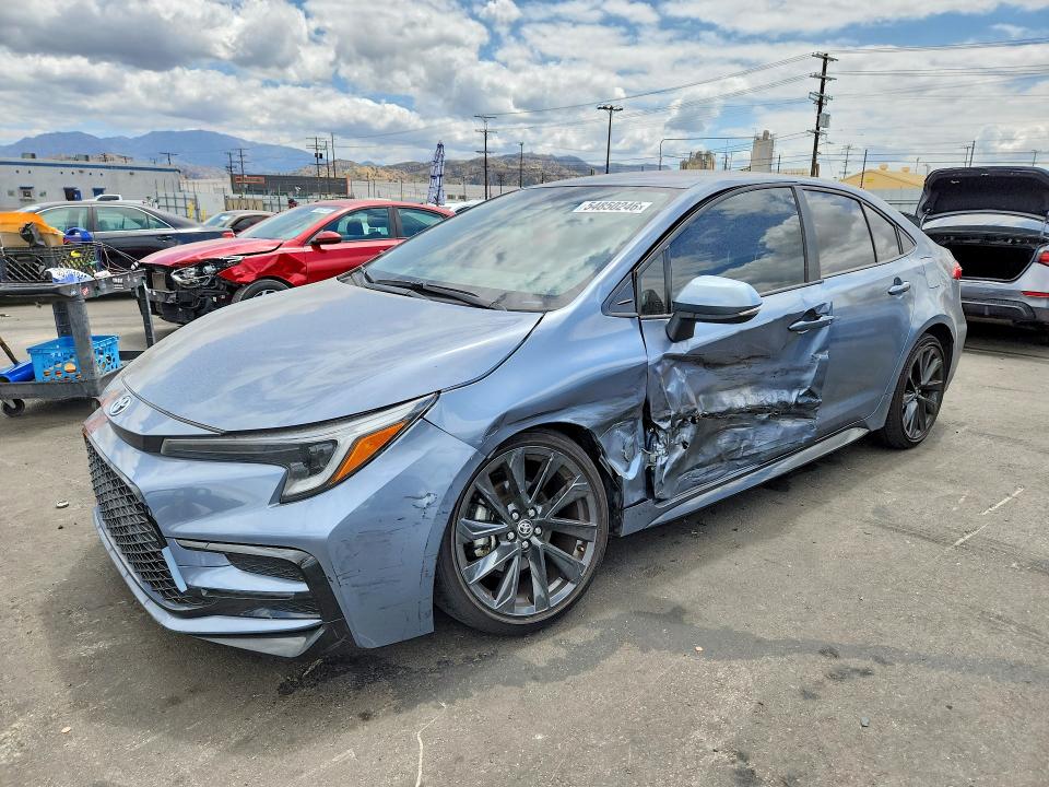 2024 Toyota Corolla VIN JTDBCMFE1R3035149 COPART salvage auction — SIDE, Ca - Salvage Certificate, sold $7,800 on 2026-07-29 (photo 1)