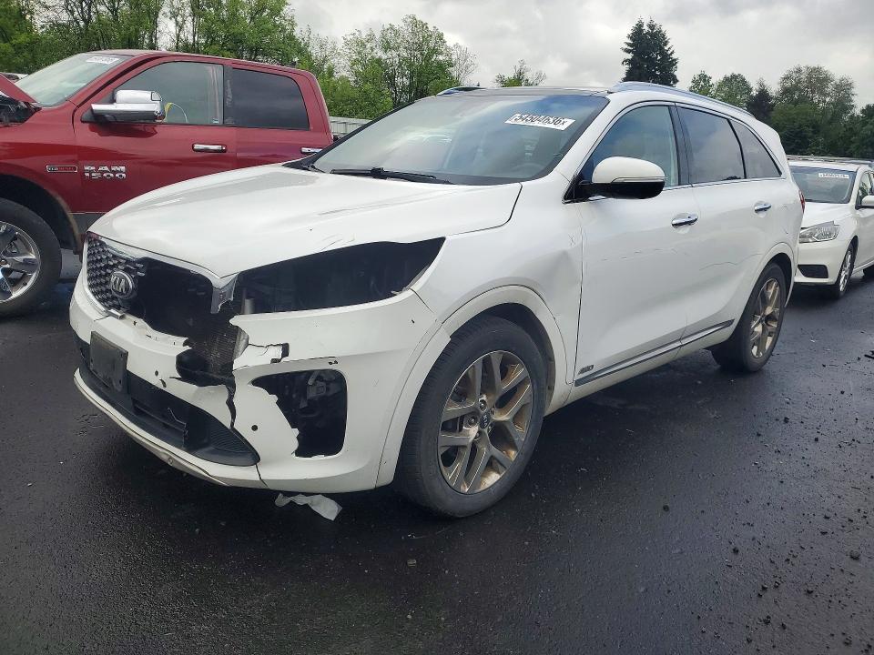 2019 Kia Sorento VIN 5XYPKDA54KG522900 COPART salvage auction — FRONT END, Or - Salvage Title Certificate, sold $4,400 on 2026-07-15 (photo 1)