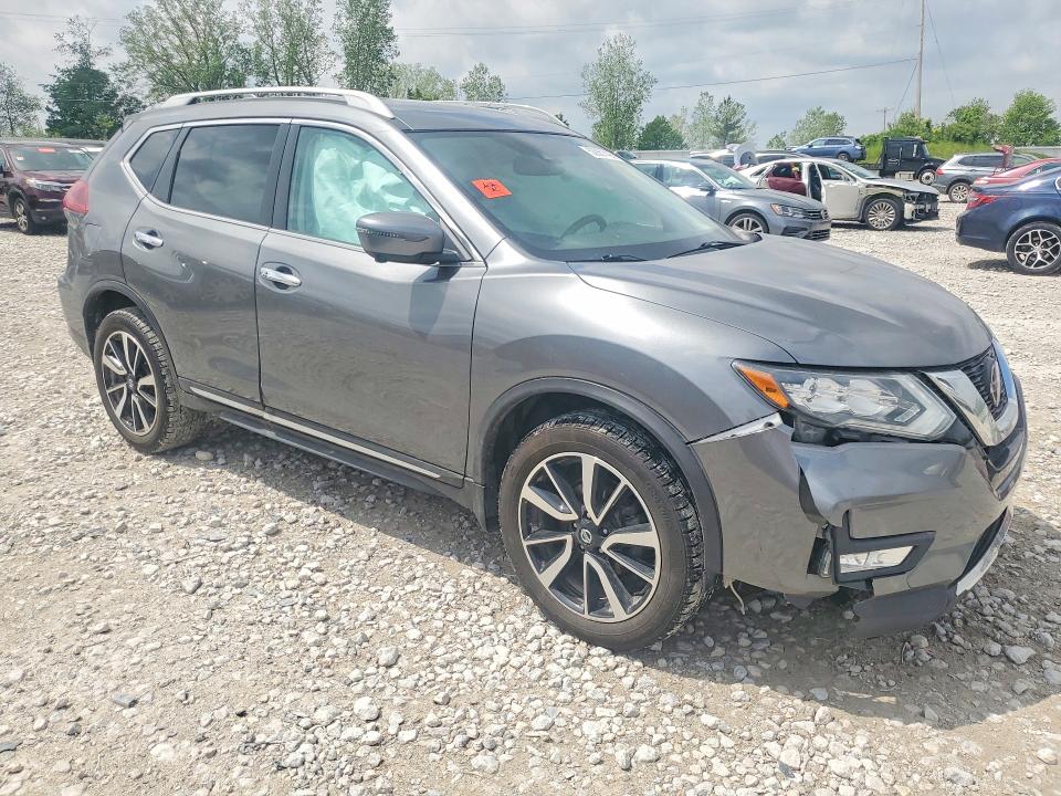 2019 Nissan Rogue VIN 5N1AT2MV9KC817543 COPART salvage auction — FRONT END, Mi - Certificate Of Title, sold $5,500 on 2026-07-02 (photo 4)