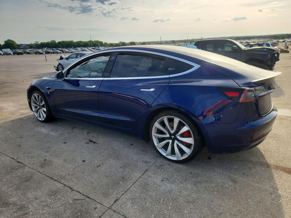 2018 Tesla VIN 5YJ3E1EB2JF106340 COPART salvage auction — SIDE, Tx - Salvage Vehicle Title, sold $4,850 on 2026-07-16 (photo 2)