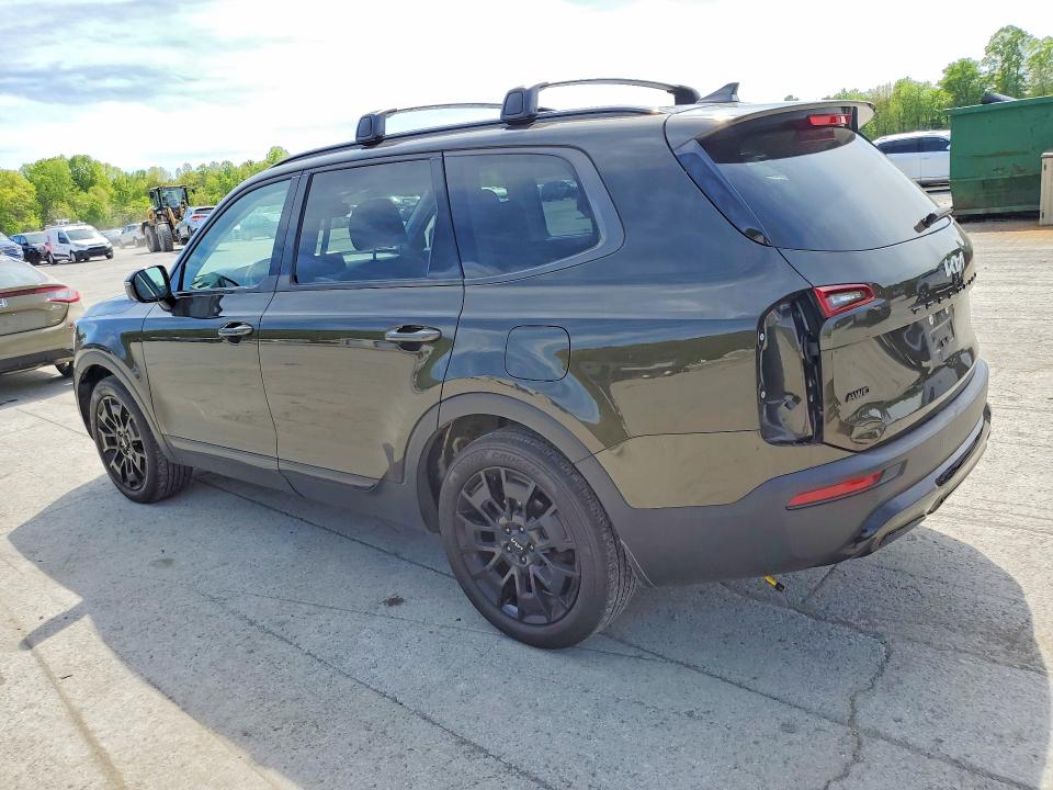 2022 Kia Telluride VIN 5XYP5DHC4NG253278 COPART salvage auction — REAR END, PA - CERTIFICATE OF SALVAGE, sold $11,600 on 2026-07-02 (photo 2)