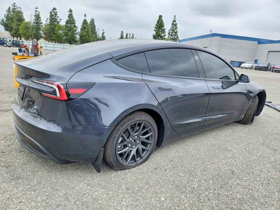 2026 Tesla Model 3 VIN 5YJ3E1EA3TF165133 COPART salvage auction — FRONT END, Ca - Salvage Certificate, sold $2,200 on 2026-07-21 (photo 3)
