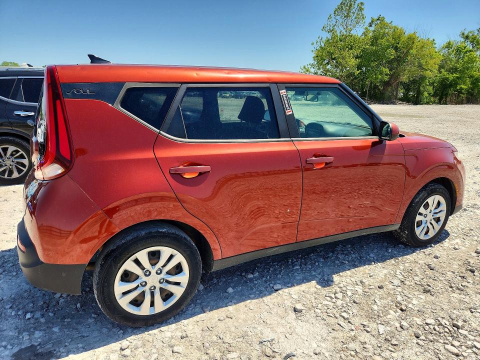 2021 Kia Soul VIN KNDJ23AU4M7741377 COPART salvage auction — HAIL, Mo - Salvage Certificate Of Title, sold $2,100 on 2026-07-27 (photo 3)