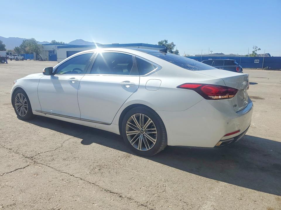 2018 Genesis G80 VIN KMHGN4JE8JU238007 COPART salvage auction — MINOR DENT/SCRATCHES, Tx - Salvage Vehicle Title, sold $2,650 on 2026-07-31 (photo 2)