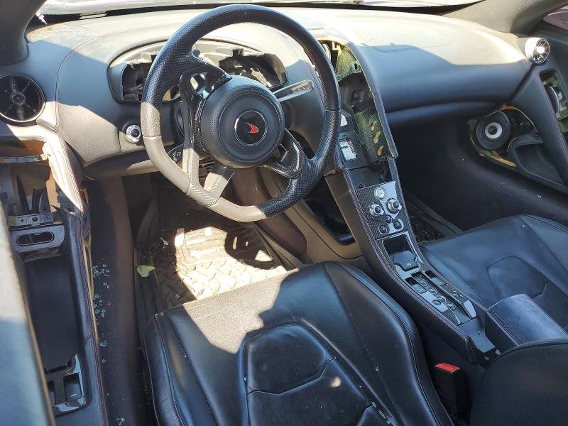2016 Mclaren VIN SBM11FAA8GW005912 COPART salvage auction — VANDALISM, Nj - Cert Of Title-Salvage, sold $18,400 on 2026-07-24 (photo 8)