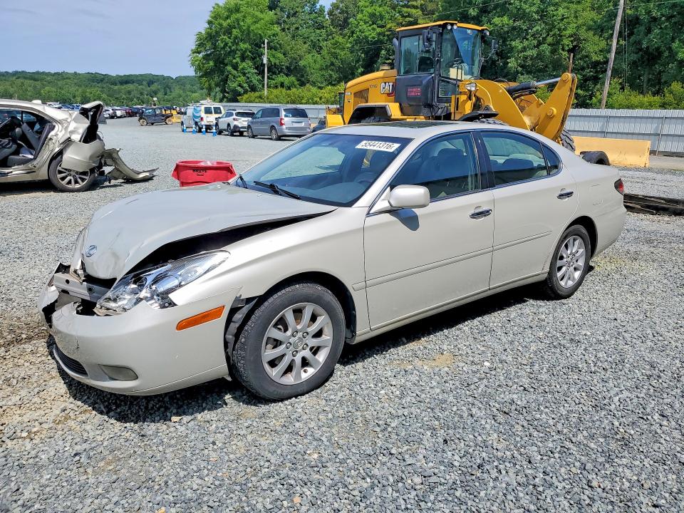 2004 Lexus ES VIN JTHBA30G145047260 COPART salvage auction — FRONT END, Nc - Salvage Certificate Of Title, sold $575 on 2026-07-02 (photo 1)