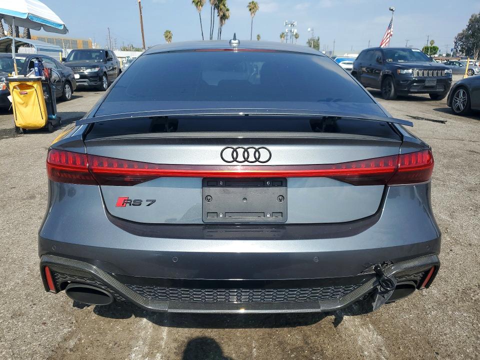 2021 Audi S7 VIN WUAPCBF27MN906541 COPART salvage auction — FRONT END, Ca - Salvage Certificate, sold $25,750 on 2026-07-31 (photo 6)