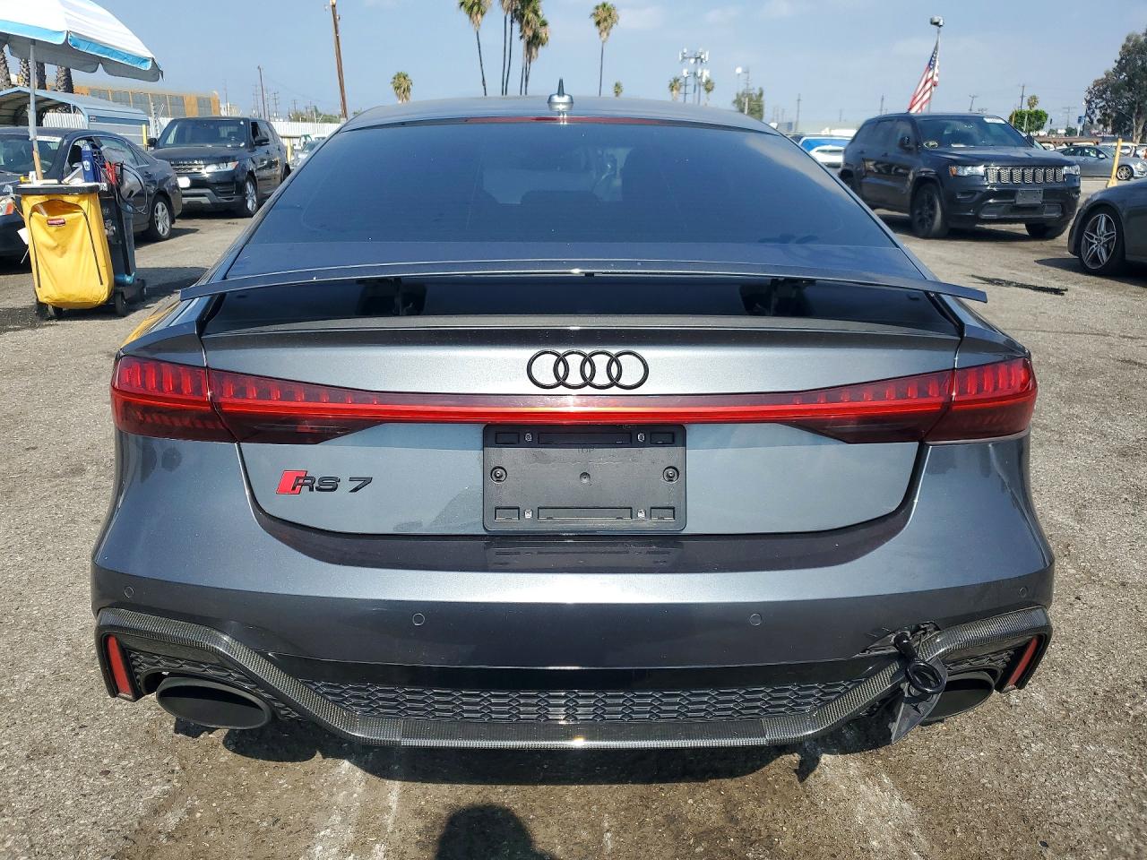 2021 Audi RS7 VIN WUAPCBF27MN906541 COPART salvage auction — Front End, CA - SALVAGE CERTIFICATE, sold $25,750 on 2026-07-07 (photo 6)