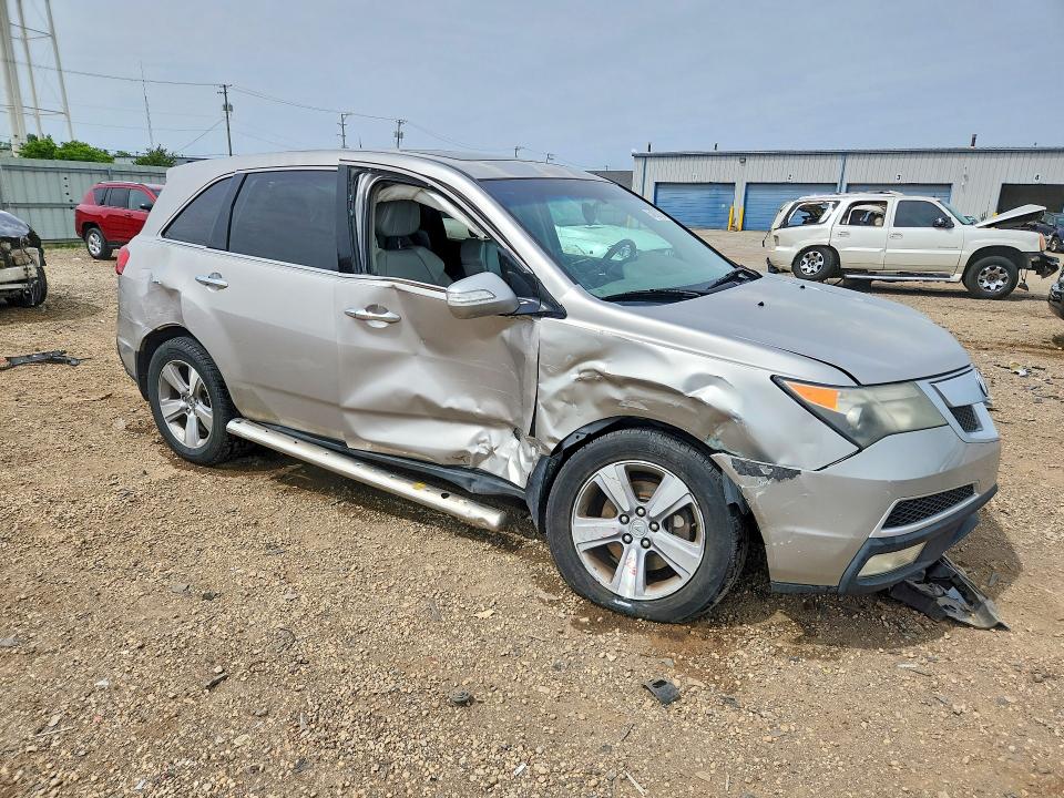2012 Acura Mdx VIN 2HNYD2H35CH500585 COPART salvage auction — SIDE, Il - Salvage Certificate, sold $1,750 on 2026-07-10 (photo 4)