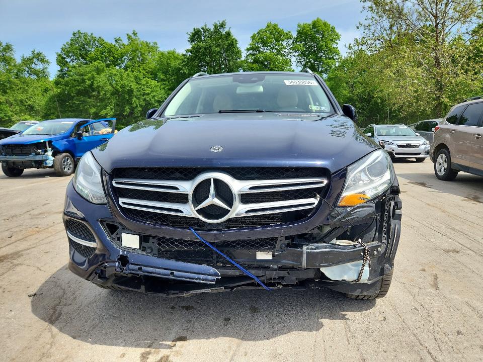 2018 Mercedes-benz Gle VIN 4JGDA5HBXJB063822 COPART salvage auction — FRONT END, Pa - Certificate Of Salvage, sold $9,600 on 2026-07-02 (photo 5)
