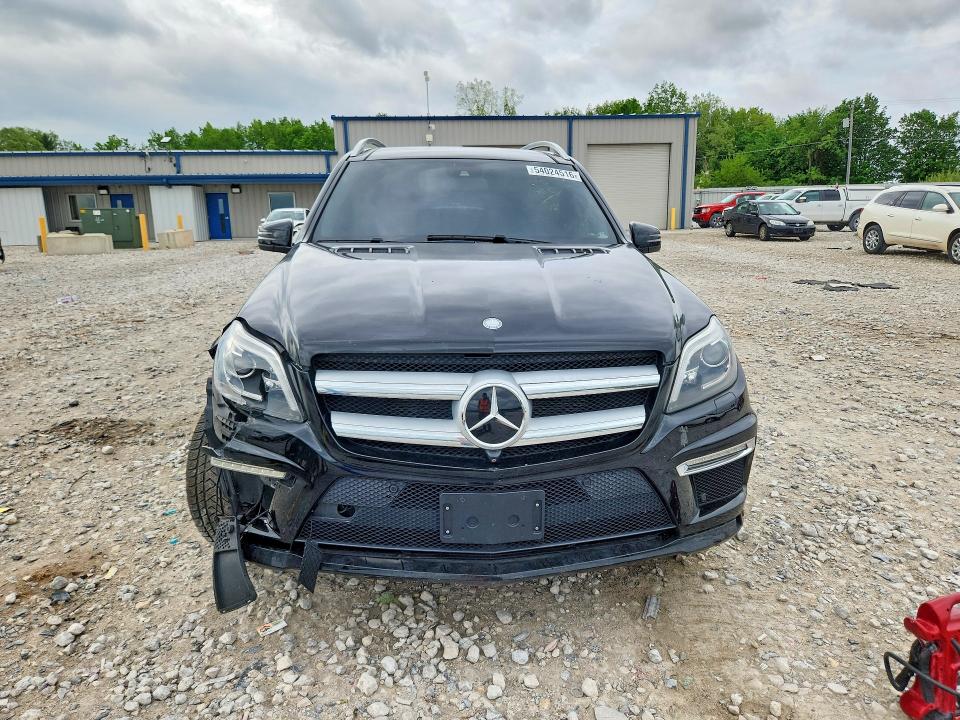 2014 Mercedes-benz Gl-klasse VIN 4JGDF7DE0EA315344 COPART salvage auction — FRONT END, Mi - Certificate Of Title, sold $1,750 on 2026-07-02 (photo 5)