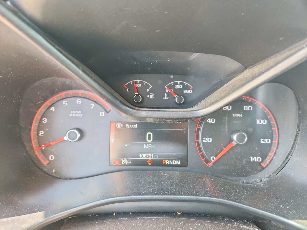 2015 GMC Canyon VIN 1GTG5CE31F1236812 COPART salvage auction — Hail, TX - CERTIFICATE OF TITLE, sold $5,800 on 2026-07-09 (photo 9)
