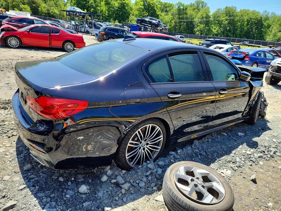 2017 BMW 5er VIN WBAJA7C31HG904472 COPART salvage auction — FRONT END, Md - Cert Of Salvage > 75% Damage, sold $4,150 on 2026-07-10 (photo 4)