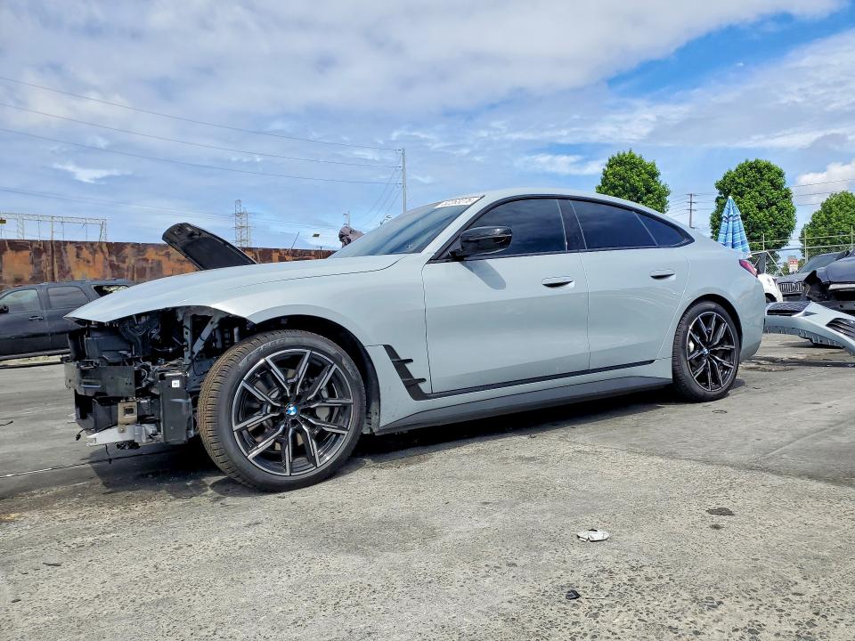 2025 BMW I4 VIN WBY43HD04SFV98187 COPART salvage auction — FRONT END, Id - Salvage Certificate Of Title, sold $23,800 on 2026-07-10 (photo 1)