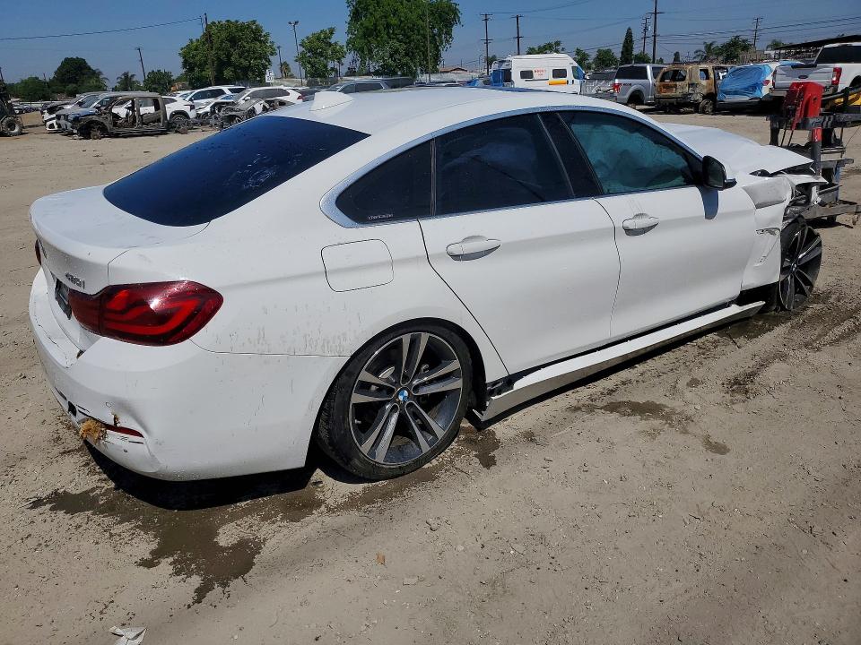 2020 BMW 4 series VIN WBA4J1C03LCD76047 COPART salvage auction — FRONT END, Ca - Acq Bos - Post Sale - Salvage, sold $2,200 on 2026-07-09 (photo 3)