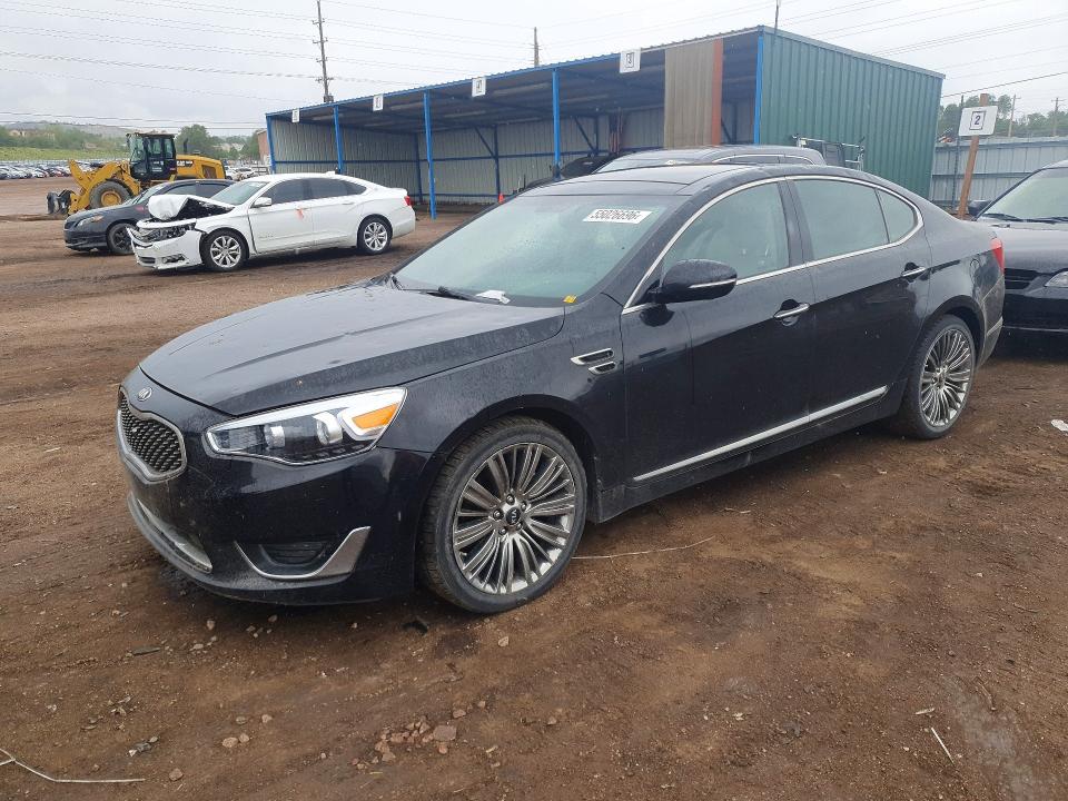 2015 Kia Cadenza VIN KNALN4D73F5183061 COPART salvage auction — HAIL, Co - Certificate Of Title, sold $2,500 on 2026-07-13 (photo 1)