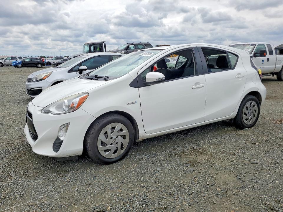 2016 Toyota Prius c VIN JTDKDTB30G1126532 COPART salvage auction — FRONT END, CA - SALVAGE CERTIFICATE, sold $1,500 on 2026-07-14 (photo 1)