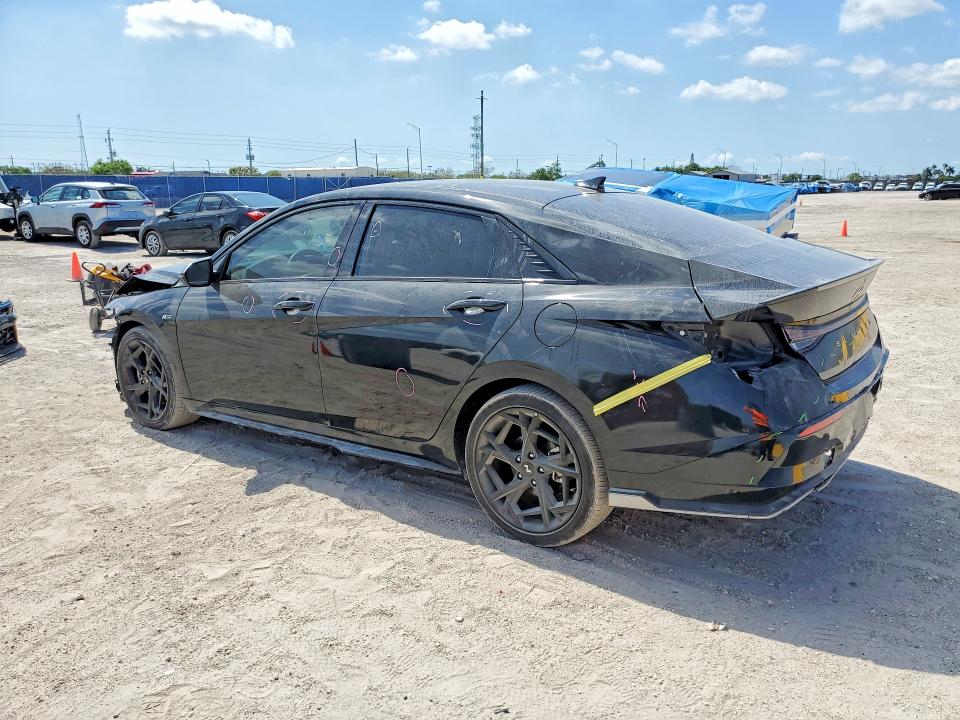 2025 Hyundai Elantra VIN KMHLR4DFXSU864134 COPART salvage auction — FRONT END, FL, sold $5,100 on 2026-07-29 (photo 2)