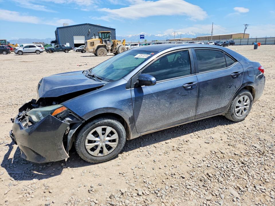 2016 Toyota Corolla VIN 5YFBURHE1GP472399 COPART salvage auction — FRONT END, UT - SALVAGE CERTIFICATE, sold $1,900 on 2026-07-31 (photo 1)