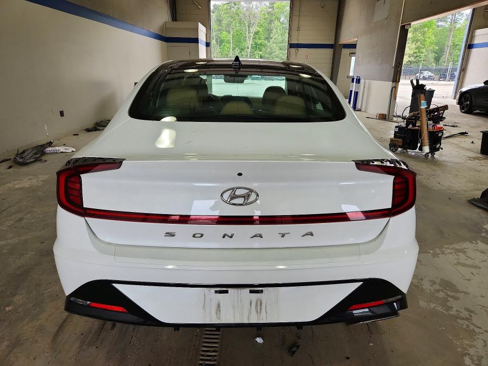 2020 Hyundai Sonata VIN 5NPEF4JA6LH000787 COPART salvage auction — FRONT END, Va - Cert Of Title - Salvage, sold $5,400 on 2026-07-10 (photo 6)