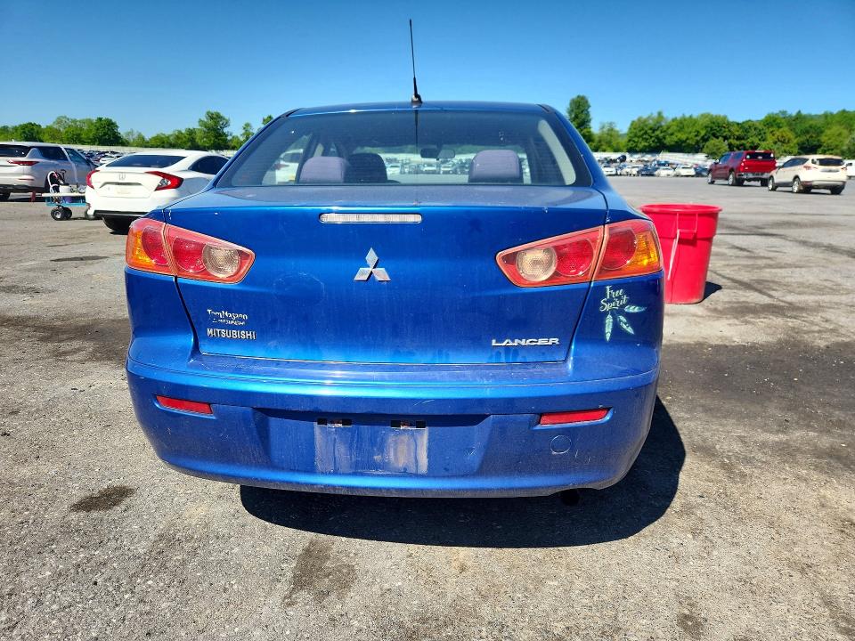 2009 Mitsubishi Lancer VIN JA3AU26U69U045155 COPART salvage auction — SIDE, Pa - Certificate Of Salvage, sold $675 on 2026-07-07 (photo 6)