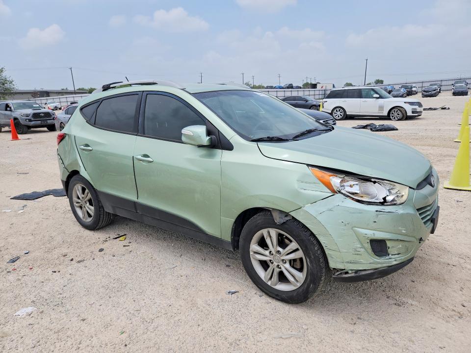 2012 Hyundai Tucson VIN KM8JU3AC2CU458747 COPART salvage auction — REAR END, Tx - Salvage Vehicle Title, sold $1,300 on 2026-07-16 (photo 4)