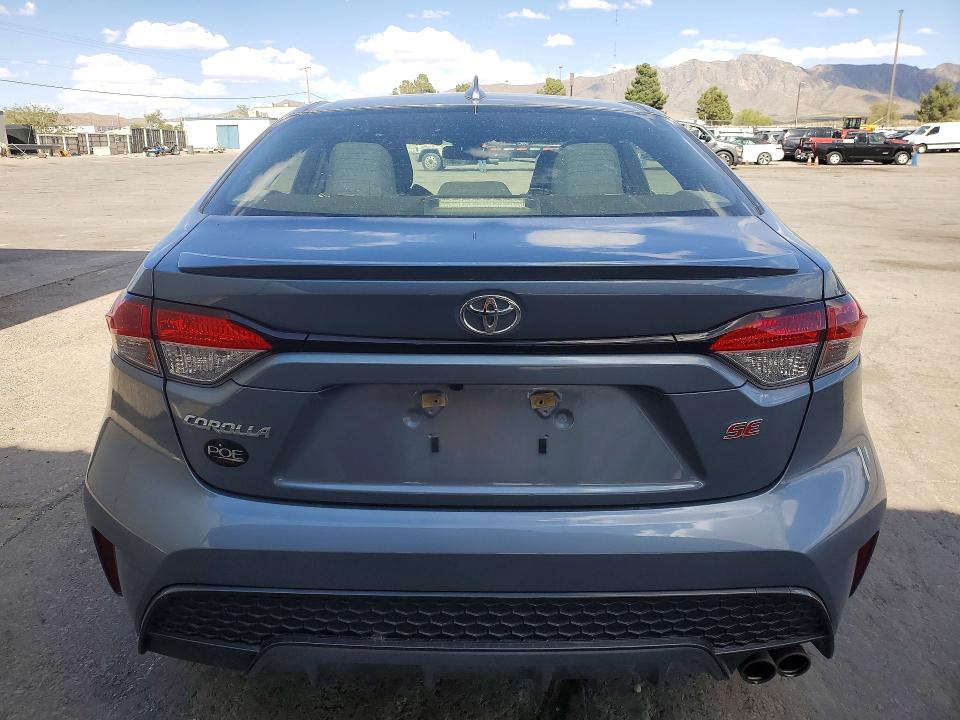 2020 Toyota Corolla VIN JTDS4RCE9LJ043310 COPART salvage auction — FRONT END, Tx - Salvage Vehicle Title, sold $7,300 on 2026-07-17 (photo 6)