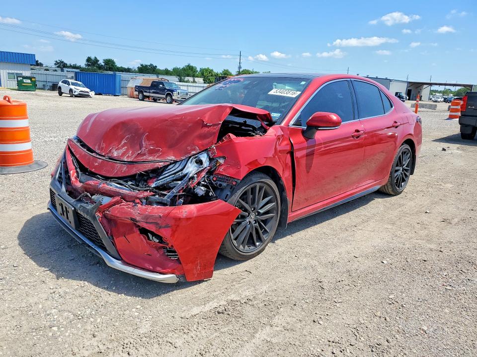 2023 Toyota Camry VIN 4T1K61AK3PU181428 COPART salvage auction — FRONT END, TX - SALVAGE VEHICLE TITLE, sold $8,900 on 2026-07-02 (photo 1)