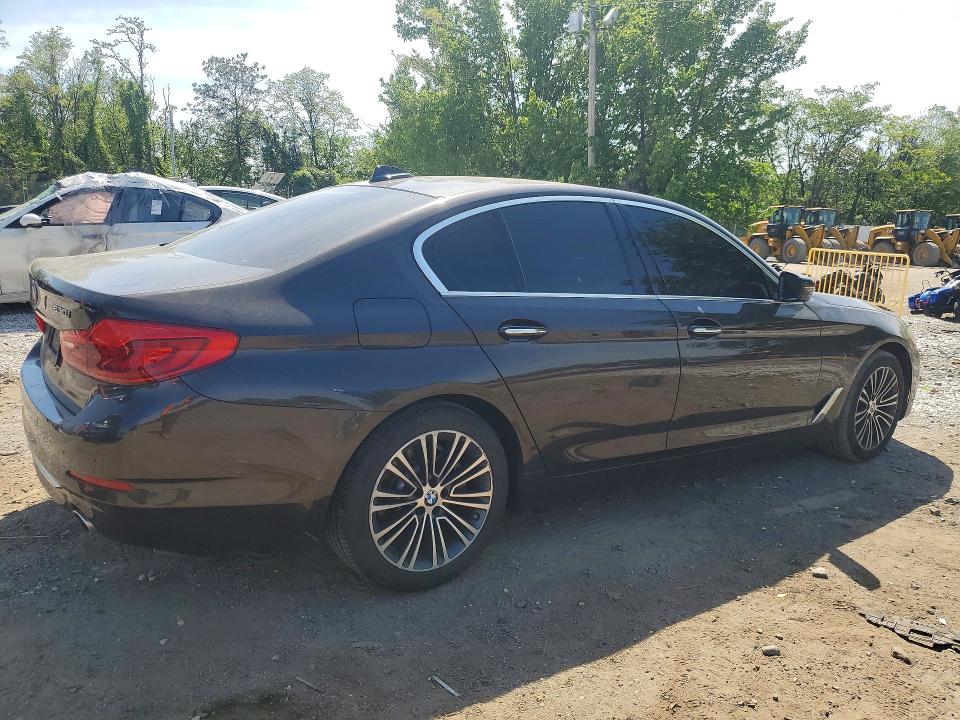 2018 BMW 5er VIN WBAJA7C59JWA71181 COPART salvage auction — MINOR DENT/SCRATCHES, Md - Cert Of Salvage > 75% Damage, sold $3,700 on 2026-07-23 (photo 3)