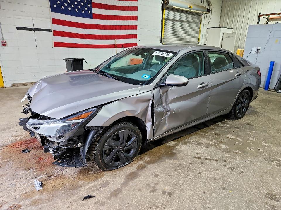 2023 Hyundai Elantra VIN KMHLM4AJ6PU040033 COPART salvage auction — FRONT END, Nh - Cert Of Title-Salvage, sold $3,050 on 2026-07-07 (photo 1)