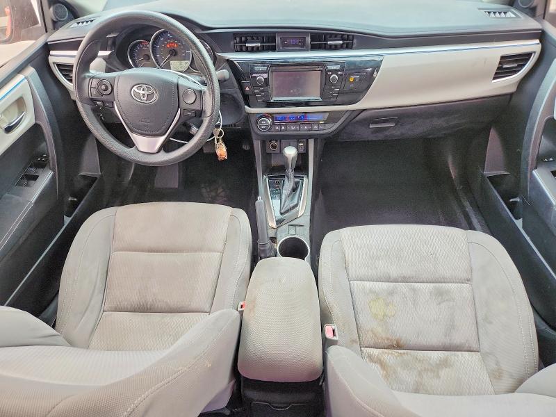 2014 Toyota Corolla VIN 5YFBURHE7EP019224 COPART salvage auction — REAR END, Tx - Salvage Vehicle Title, sold $1,000 on 2026-07-14 (photo 8)
