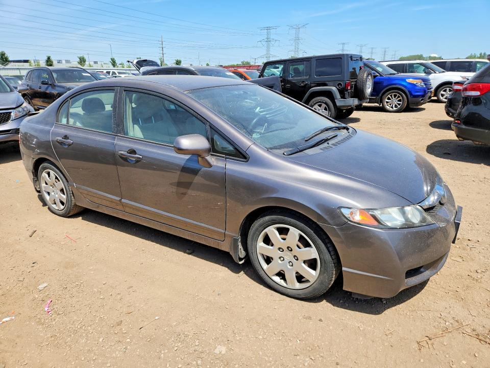 2011 Honda Civic VIN 19XFA1F51BE026696 COPART salvage auction — REAR END, Il - Salvage Certificate, sold $400 on 2026-07-09 (photo 4)