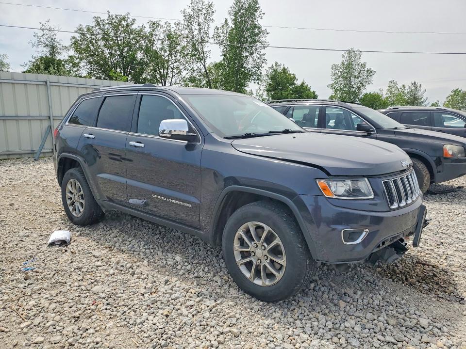 2014 Jeep Grand cherokee VIN 1C4RJFBG5EC352868 COPART salvage auction — FRONT END, Mi - Certificate Of Title, sold $2,100 on 2026-07-02 (photo 4)